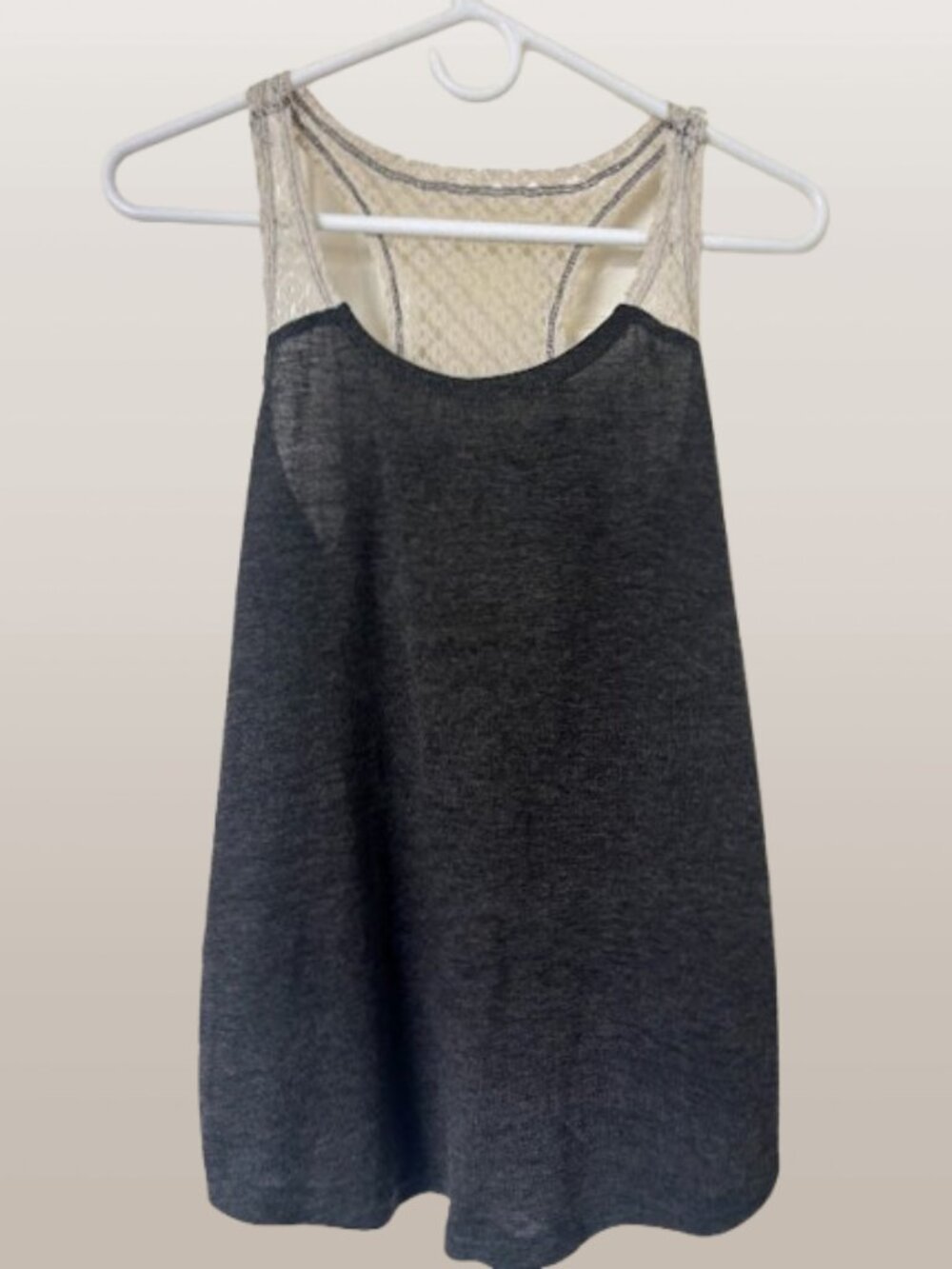 Gray Pajama Tank by PJ Couture